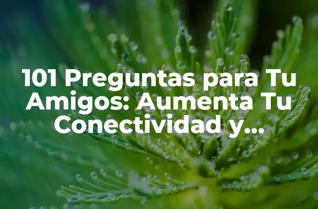 ¿Por qué las Preguntas son Importantes en las Relaciones Amistosas?