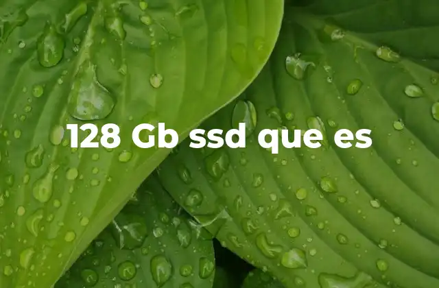 Ventajas de tener 128 GB de almacenamiento en SSD