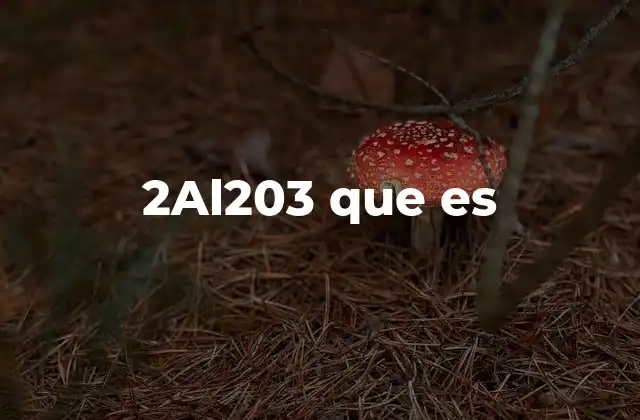 2al203 que es
