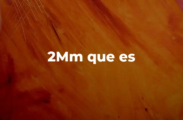 2mm que es