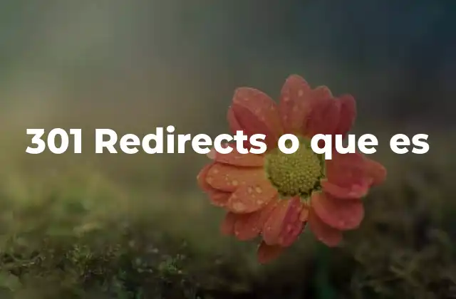 301 Redirects o que es