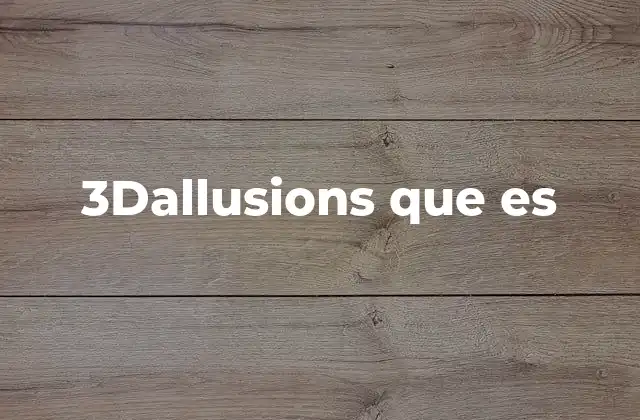 3dallusions que es