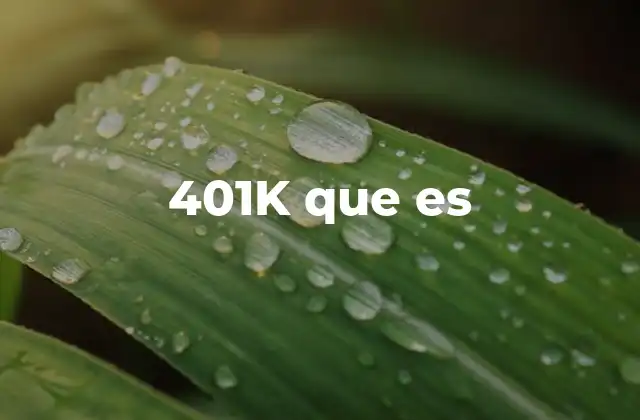 401k que es 2 Cómo funciona un plan de ahorro para el retiro