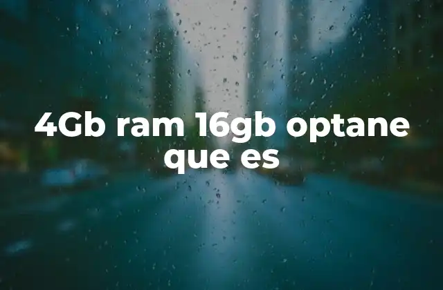 Cómo funciona la combinación RAM y Optane
