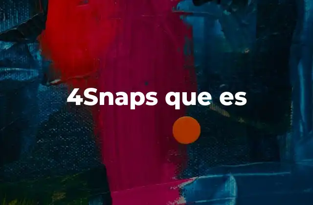 4snaps que es