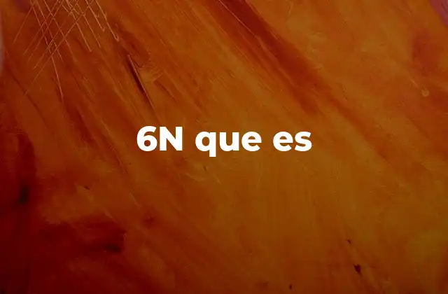 6n que es