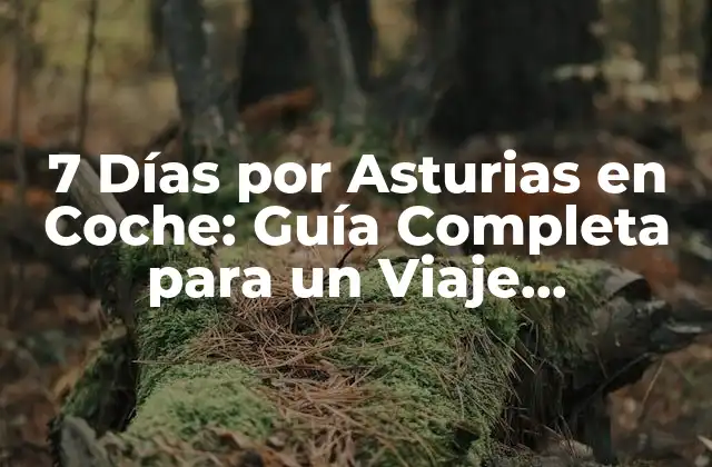 7 Días por Asturias en Coche: Guía Completa para un Viaje Inolvidable