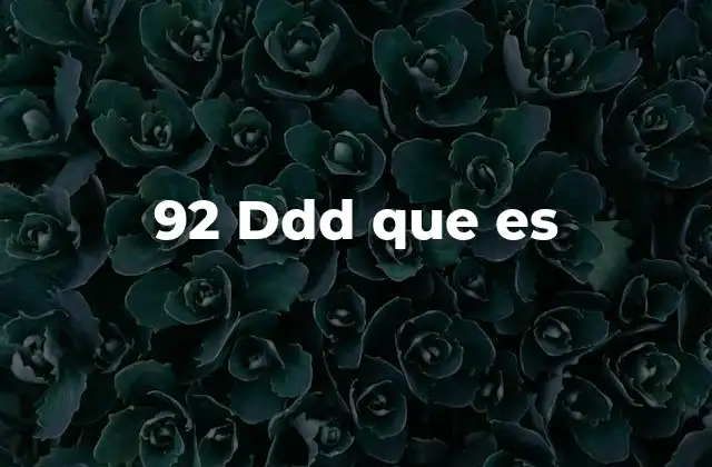 El uso del número 92 en telecomunicaciones