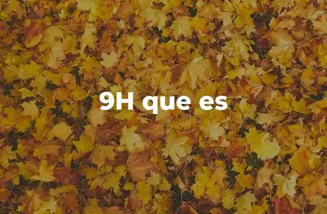 9h que es