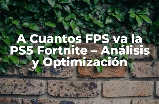 A Cuantos Fps Va la Ps5 Fortnite - Análisis y Optimización 2 Rendimiento de la PS5 en Fortnite - Análisis de los FPS