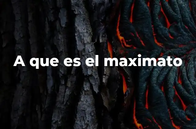 A que es el Maximato