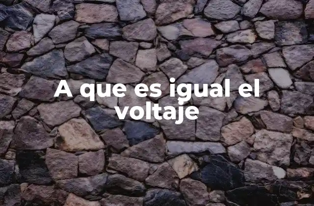 A que es Igual el Voltaje 2 El voltaje y su relación con la corriente eléctrica