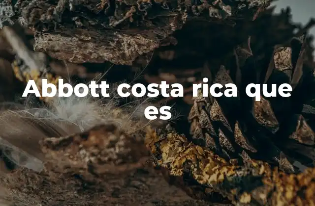 Abbott Costa Rica que es