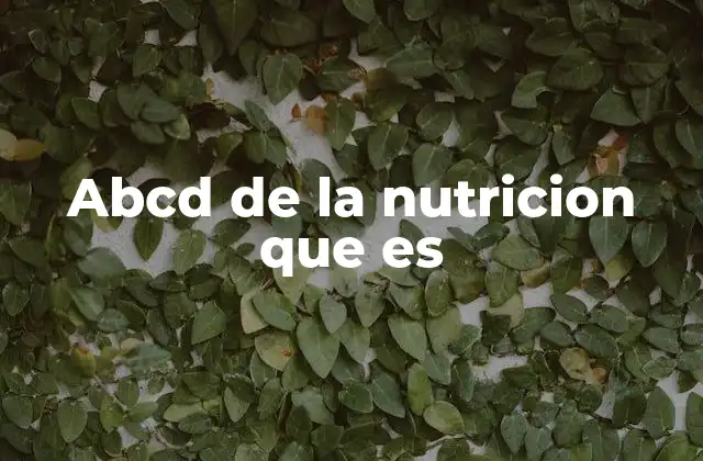 Los pilares fundamentales de una dieta saludable