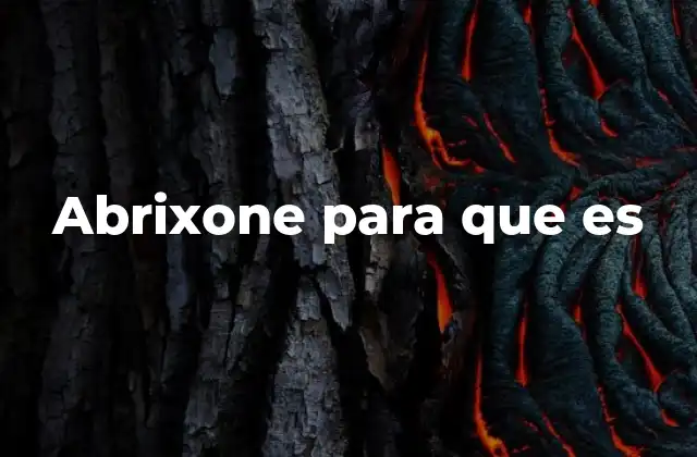 Abrixone para que es