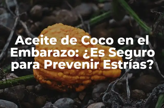 Aceite de Coco en el Embarazo: ¿es Seguro para Prevenir Estrías?