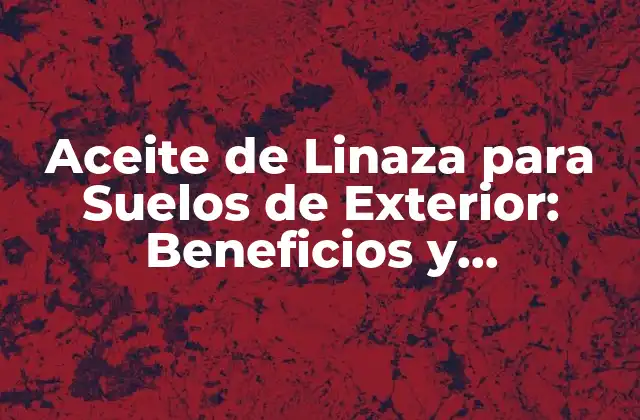 ¿Qué es el Aceite de Linaza?