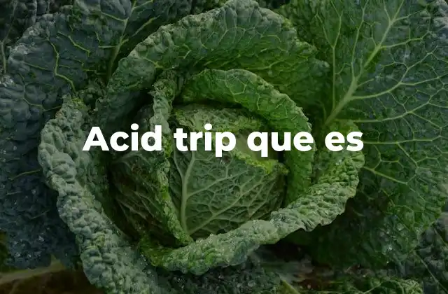 Acid Trip que es