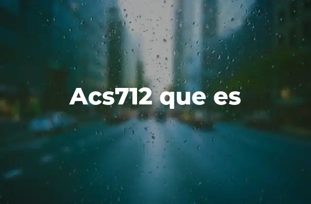 Acs712 que es
