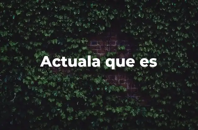 Actuala que es 2 El uso de actuala que es en el lenguaje digital