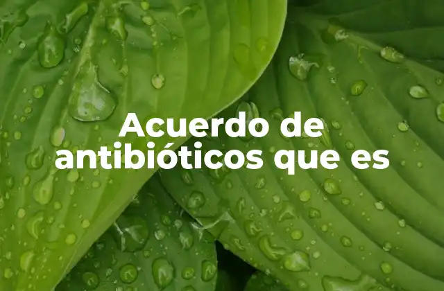 La importancia del uso controlado de los antibióticos