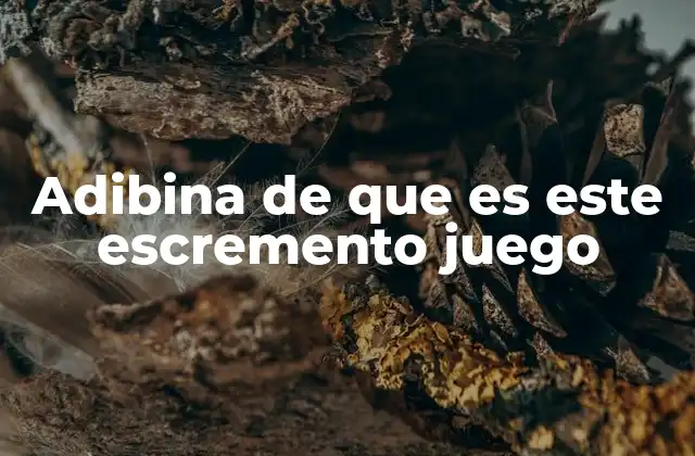 Adibina de que es Este Escremento Juego 2 La evolución de los juegos en internet y el lenguaje coloquial