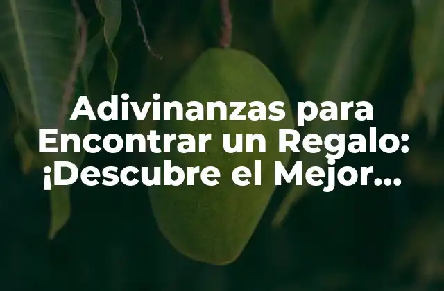 Adivinanzas para Encontrar un Regalo: ¡descubre el Mejor Regalo para Tus Seres Queridos!