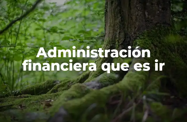 Administración Financiera que es Ir 2 La importancia de la gestión financiera en el mundo empresarial