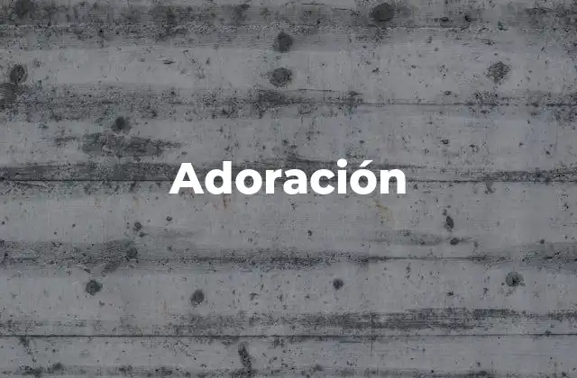Adoración