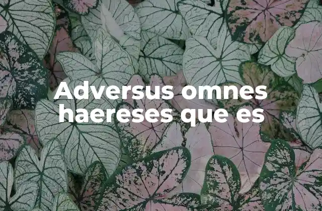 Adversus Omnes Haereses que es 2 El uso de adversus omnes haereses en la teología medieval