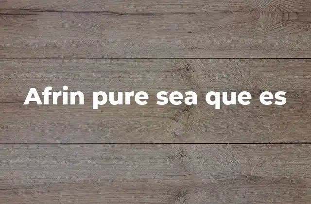 Afrin Pure Sea que es