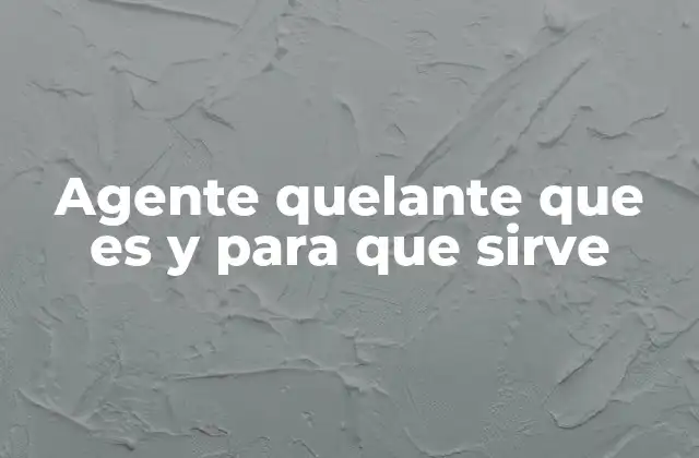 Aplicaciones industriales y ambientales de los agentes quelantes