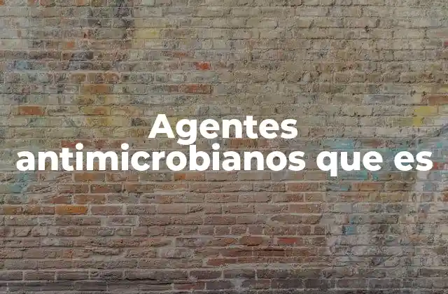 Agentes Antimicrobianos que es 2 Cómo funcionan los agentes antimicrobianos