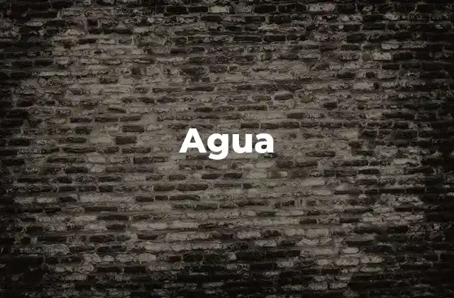 Agua