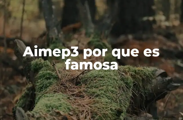 Aimep3 por que es Famosa