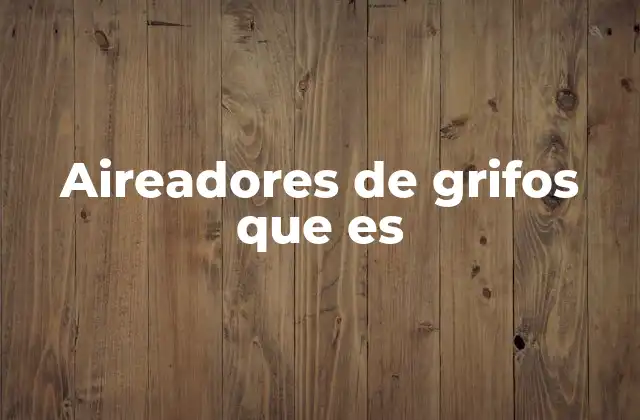 El papel de los aireadores en el ahorro de agua