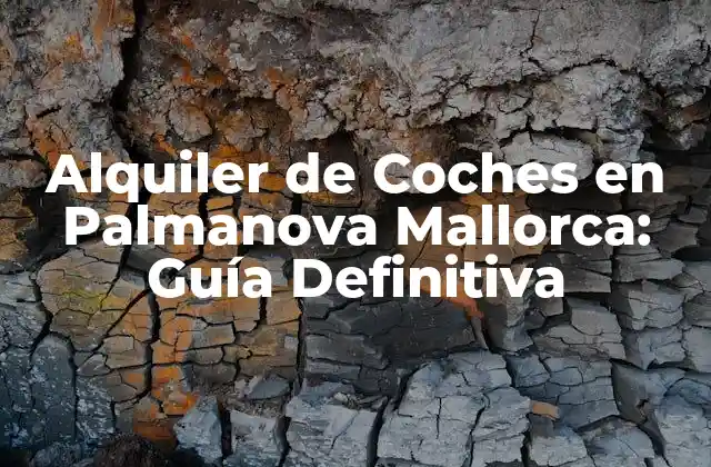 Alquiler de Coches en Palmanova Mallorca: Guía Definitiva