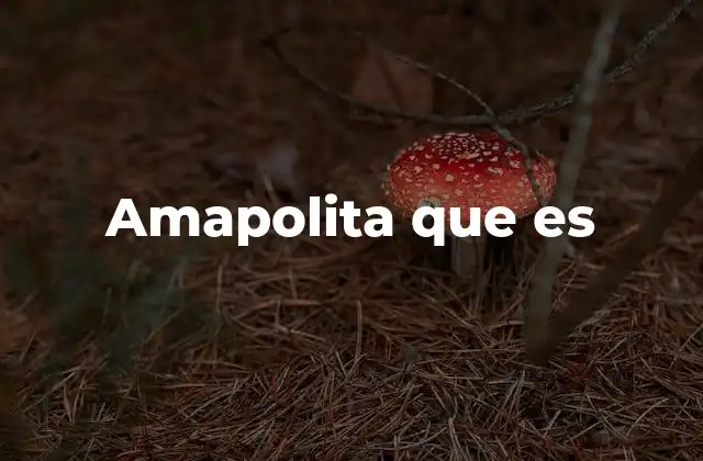 La amapolita en la cultura popular y el lenguaje coloquial
