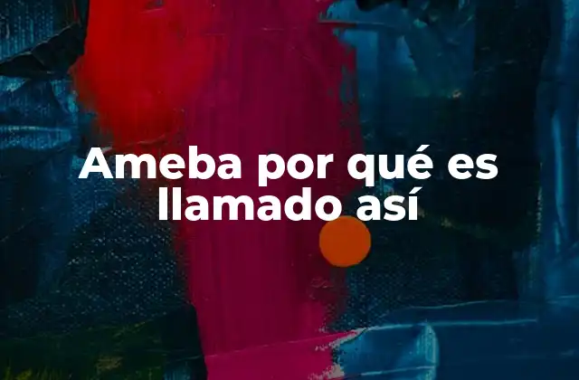 Ameba por Qué es Llamado Así