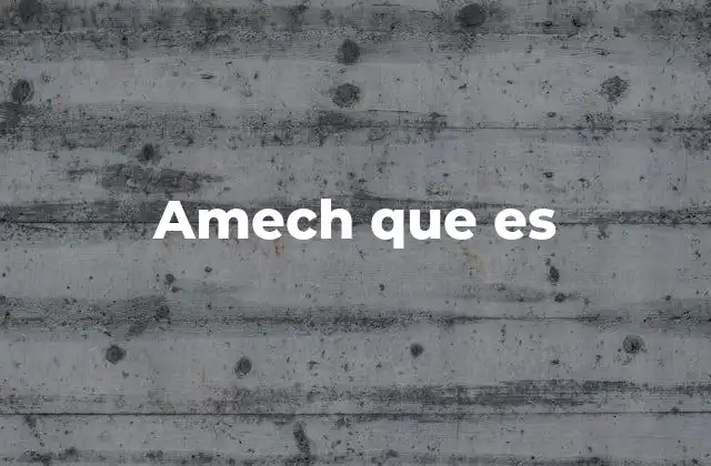 Amech que es