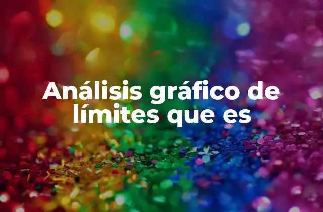 Análisis Gráfico de Límites que es