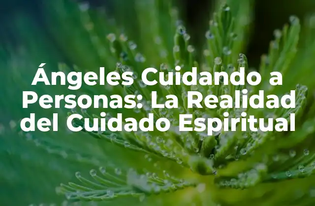 Ángeles Cuidando a Personas: la Realidad Del Cuidado Espiritual