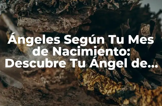 Ángeles según Tu Mes de Nacimiento: Descubre Tu Ángel de la Guarda