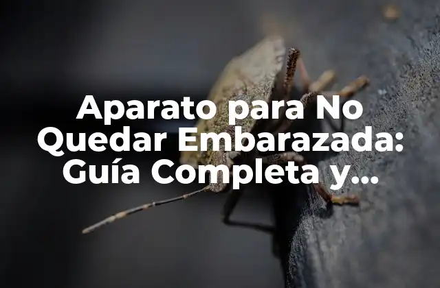 Aparato para No Quedar Embarazada: Guía Completa y Segura