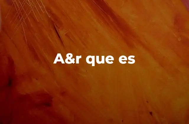 A&r que es 2 El rol del A&R en la industria musical