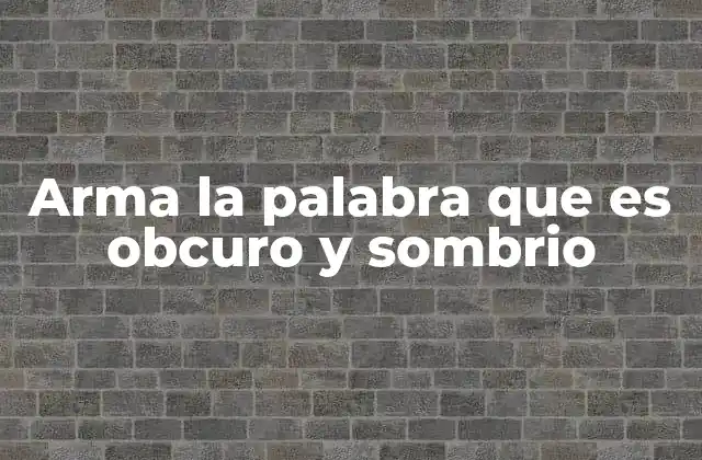 La oscuridad como metáfora en el lenguaje y la expresión