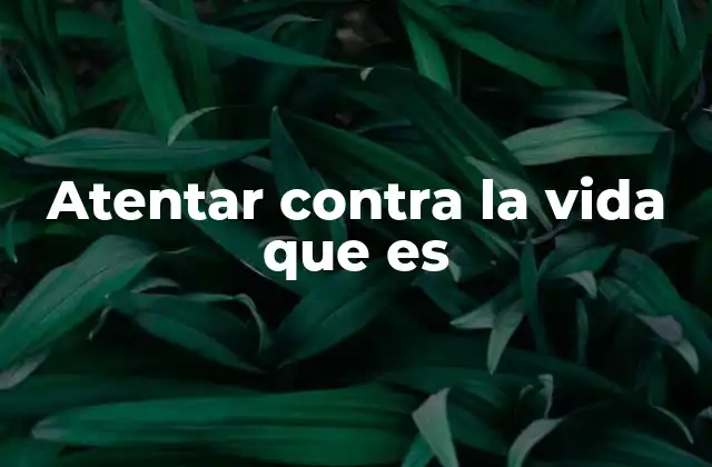 El impacto social y psicológico de atentar contra la vida