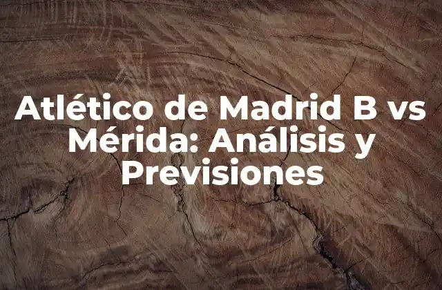 Historia del Atlético de Madrid B