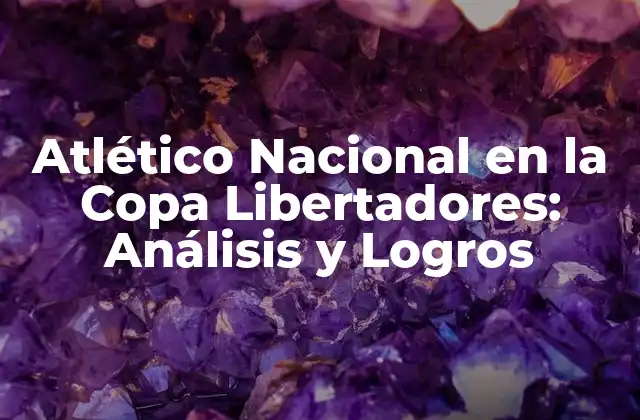Atlético Nacional en la Copa Libertadores: Análisis y Logros