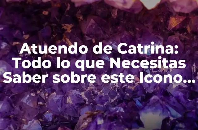 Atuendo de Catrina: Todo Lo que Necesitas Saber sobre Este Icono de la Cultura Mexicana